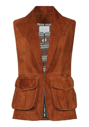 Johanna Ortiz Suede Visionary Vest - Moda Operandi