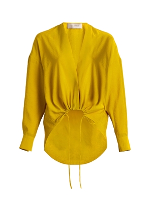 Silvia Tcherassi Merida Corded Crepe Top - Moda Operandi
