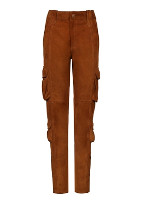 Johanna Ortiz Leather Safari Cartography Pants - Moda Operandi