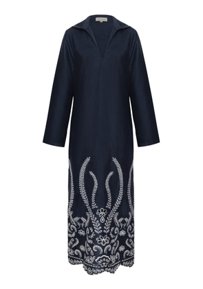 Andres Otalora Ghari Belted Linen Tunic - Moda Operandi