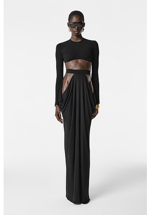 REVOLVE LOS ANGELES Aubin Maxi Skirt in Black - Black. Size XXS (also in S, XS, M, L, XL).