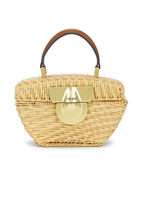 Cult Gaia Tyla Top Handle Bag in Natural - Neutral. Size all.
