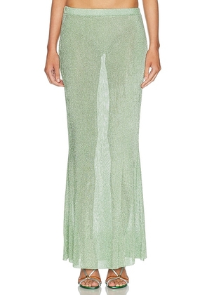 SEROYA Harmony Skirt in Sage - Mint. Size L (also in M).