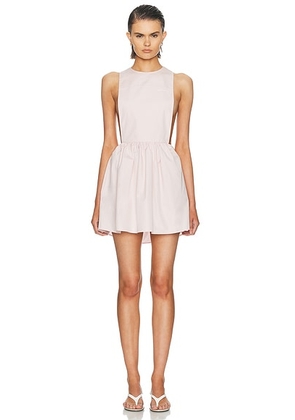 Miu Miu Popeline Dress in Alabastro - Pink. Size 42 (also in 36, 38, 40).