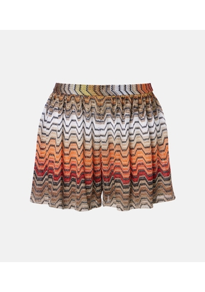 Missoni Wave lame miniskirt