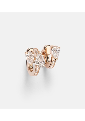Repossi Serti Sur Vide 18kt rose gold single ear cuff with diamonds