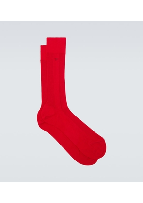 Tom Ford Ribbed-knit cotton socks