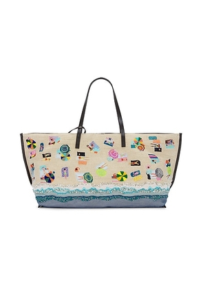 Staud Christos Large Tote Bag in Beach Day - Beige. Size all.
