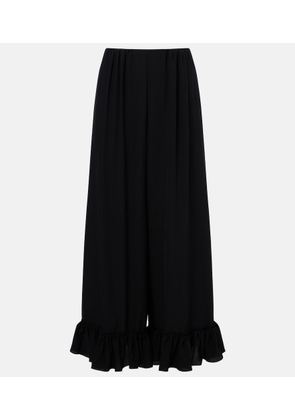 Chloe Silk crepe de chine wide-leg pants