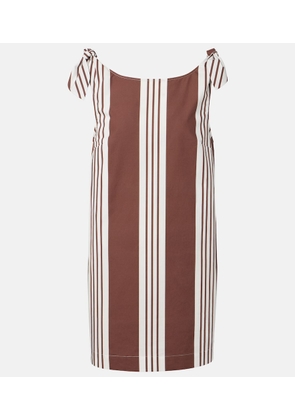 Posse Rosie striped cotton minidress