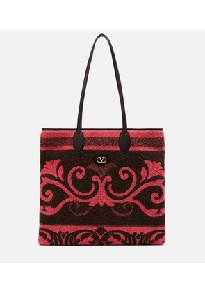 Valentino Garavani VLogo N/S Medium terry tote bag