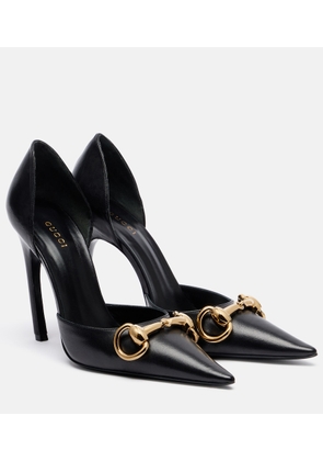 Gucci Boulevard Horsebit leather pumps