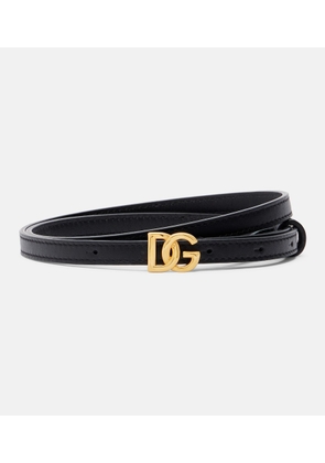 Dolce&Gabbana DG leather belt