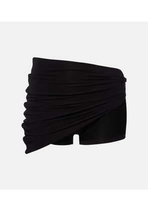 Gucci Draped crepe jersey shorts