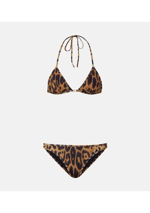 Gucci Leopard-print bikini