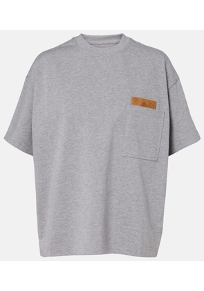 Bottega Veneta Intrecciato cotton-blend jersey T-shirt