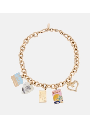 Chloe Postcards embellished necklace