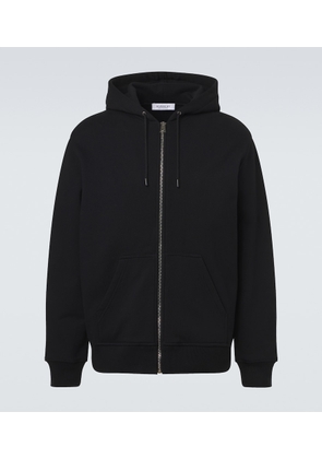 Givenchy Logo cotton fleece zip-up hoodie