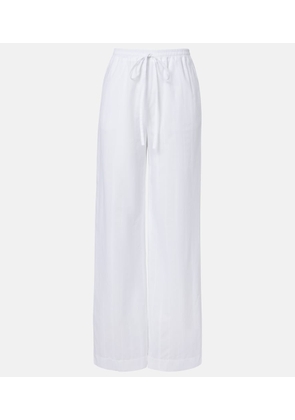 Loulou de Saison Macao cotton poplin straight pants