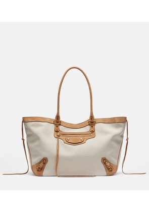 Balenciaga Le City Beach Medium canvas tote bag