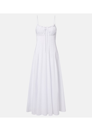 Staud Margi cotton poplin maxi dress