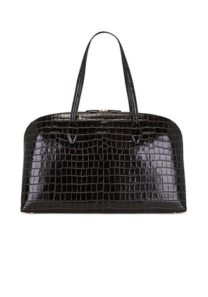 Toteme Day Tote Bag in Dark Chocolate - Chocolate. Size all.
