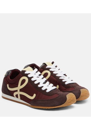 Loewe Ballet Runner 2.0 suede-trimmed sneakers