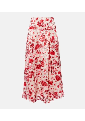 Isabel Marant Hilza floral jacquard maxi skirt