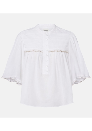 Marant Etoile Douna cotton-blend blouse