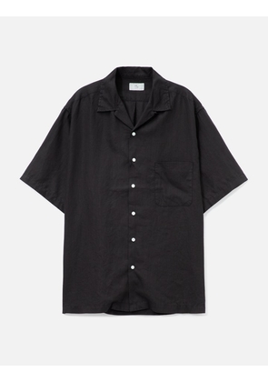 Linen Open Collar Shirt