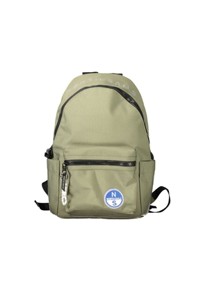 North Sails Green Polyester Backpack
