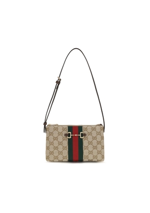 Gucci Beige Fabric Shoulder Bag