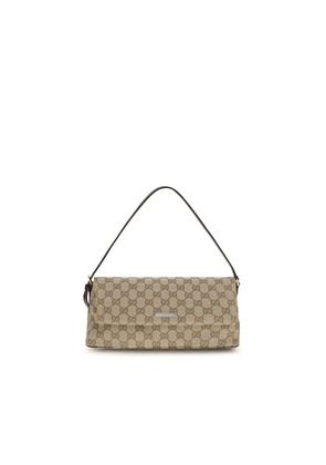 Gucci Brown Fabric Shoulder Bag