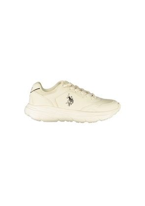 U.S. POLO ASSN. White Polyurethane Women's Sneaker - EU37/US7