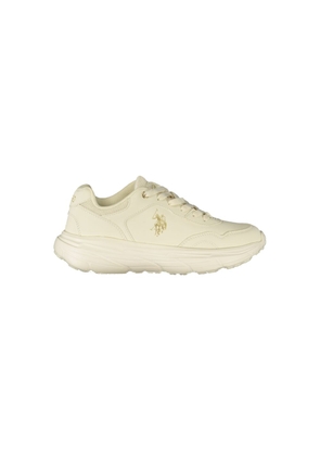 U.S. POLO ASSN. White Polyurethane Women's Sneaker - EU37/US7