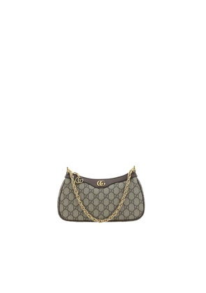 Gucci Brown Cotton Shoulder Bag