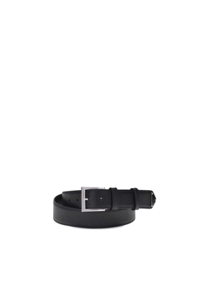 Prada Black Calf Leather Bos Taurus Regular Belt - 100 cm / 40 Inches