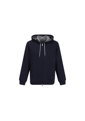 Brunello Cucinelli Blue Cotton Sweatshirt - L