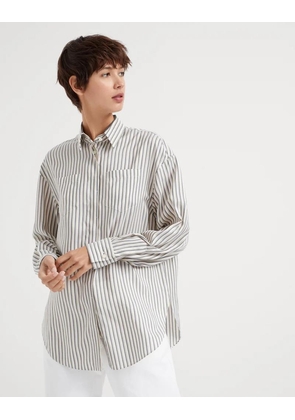 Brunello Cucinelli Multicolor Silk Shirt - XXL