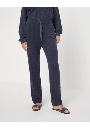 Brunello Cucinelli Blue Cotton Jumpsuit - S