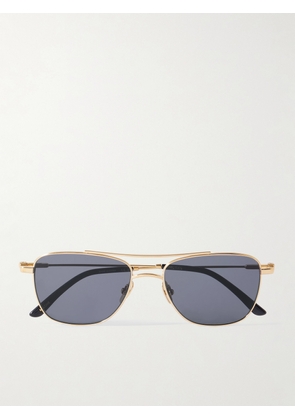 Thistles - The Malone Aviator-style Gold-tone Sunglasses - One size