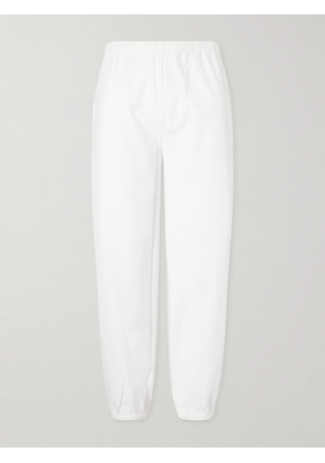 Suzie Kondi - Delos Cotton-poplin Tapered Pants - White - x small,small,medium,large,x large