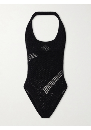 Suzie Kondi - Rhea Crocheted Swimsuit - Black - x small,small,medium
