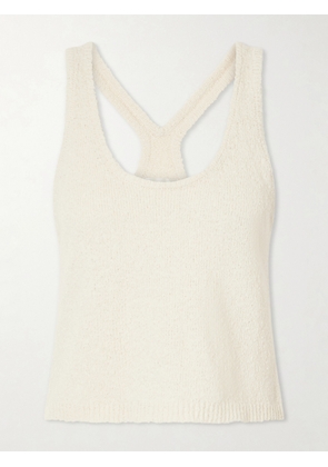 Suzie Kondi - Tia Cotton-bouclé Tank Top - Neutrals - x small,small,medium,large,x large