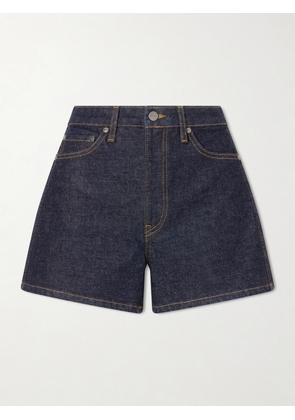KHAITE - Danya Straight-leg Denim Shorts - Blue - 24,25,26,27,28,29,30,31,32