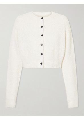 KHAITE - Paloma Linen-blend Cardigan - White - x small,small,medium,large