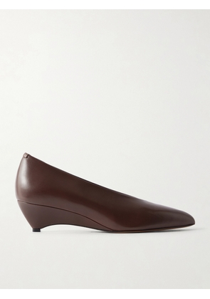 Jil Sander - Arc Leather Pumps - Brown - IT36,IT36.5,IT37,IT37.5,IT38,IT38.5,IT39,IT39.5,IT40,IT41