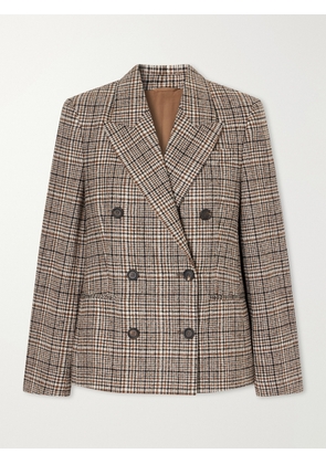 Brunello Cucinelli - Checked Wool-blend Blazer - Neutrals - IT38,IT40,IT42,IT44,IT46,IT48