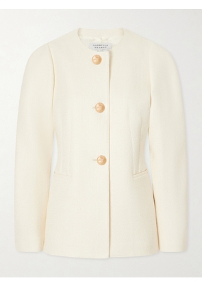 Gabriela Hearst - Daelan Silk And Wool-blend Jacket - Neutrals - IT36,IT38,IT40,IT42,IT44,IT46,IT48