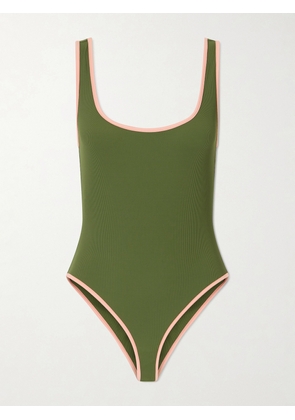 Johanna Ortiz - Ribbed Onepiece - Green - x small,small,medium,large,x large